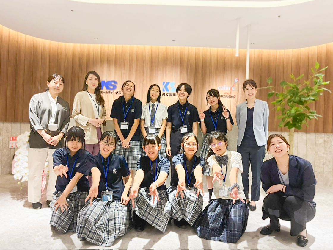 中学校2校(つくば・市ヶ谷)の学生を対象に企業訪問を実施